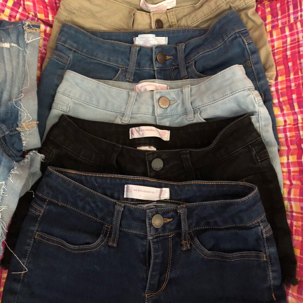 Lot of 6 pairs of size 1 shorts